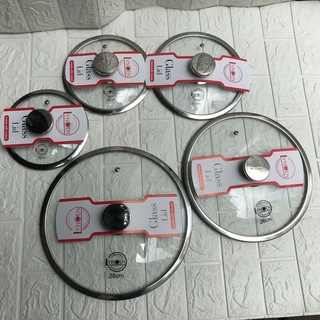 Nắp vung nồi chảo kính cường lực viền INOX LYNCEN