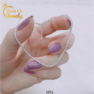 Lắc Tay Bạc [BẠC TA] Vòng Tay Nữ Bạc,Lắc Chân Bạc Kiểu Dáng Dây Xù Thiết Kế Đơn Giản, Tinh Tế Mẫu Mới Nhất 2021