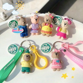 Móc khóa gấu Star.bucks to (3)