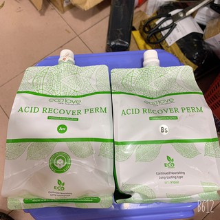 Kem uốn duỗi thảo dược tóc yếu / khỏe Ecolove 1000ml (Hàng chính hãng)