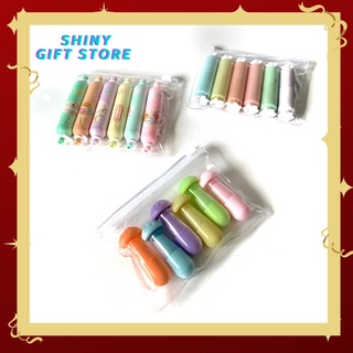 Bút dạ quang 6 màu highlight pastel, bút đánh dấu nhớ dòng cute nhiều màu marker dễ thương