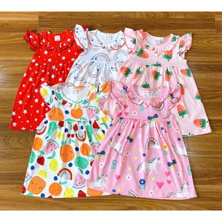 Váy cánh tiên Bé gái cotton mềm size 9-20kg - Váy đầm bé gái P1