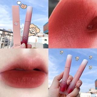 Son kem nhung lì HOHOKANG mềm mịn không chì dưỡng ẩm tone đỏ nâu đất vỏ hồng trắng sữa