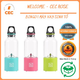 Bingo Juice Cup - Máy xay sinh tố cầm tay 500ml Pin 2600mAh, Sạc điện Xay mạnh được đá BG01 [CEC Store]