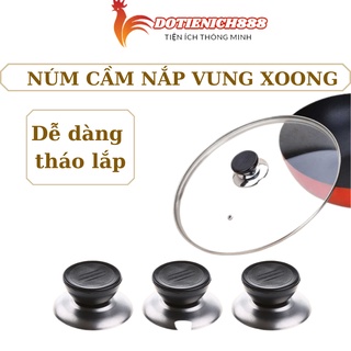 Núm cầm nắp vung xoong nồi dễ thay thế lắp đặt