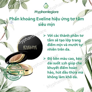 Phấn khoáng Eveline Siêu Mịn với Hiệu Ứng Tơ Tằm