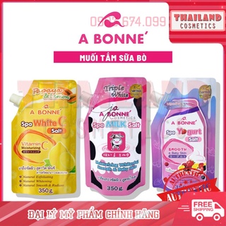 (Hàng chuẩn) Muối tắm trắng tẩy tế bào chết con bò Abonne Thái Lan