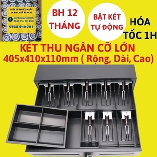 [Size Lớn] Ngăn Kéo Đựng Tiền Thu Ngân Chính Hãng Giá Rẻ Roco Bảo hành 12 tháng Kết nối máy in hoá đơn