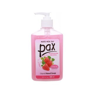 Nước rửa tay Pax hương dâu chai 600ml
