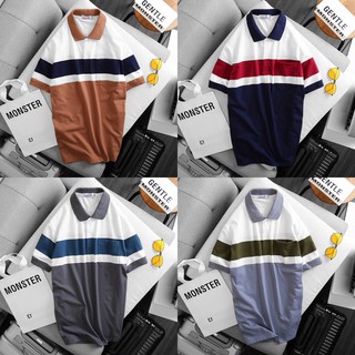 Áo thun nam có cổ SỌC PAPA TÚI cao cấp KENSTORE89 ATP100