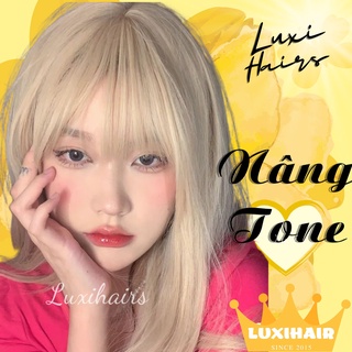 Thuốc NÂNG TONE TÓC Cực Êm Lên Màu Chuẩn Tặng Kèm Găng Tay Mũ Trùm Đầu - Luxihair