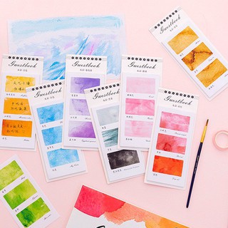 Giấy Note loang khổ lớn nguyên dải vintage