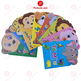Combo Tô màu 8 chủ đề sinh động cho bé rèn luyện kỹ năng tô và màu sắc TL212210