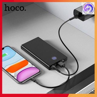 Pin Dự Phòng Polymer A+ 2 Cổng USB 2.1A 10000 mAh Hoco DJ01 MAX-Màn hình LED