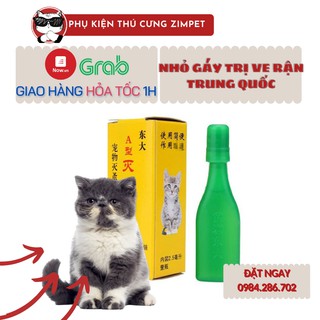 Nhỏ gáy trị ve rận cho chó mèo cực tốt