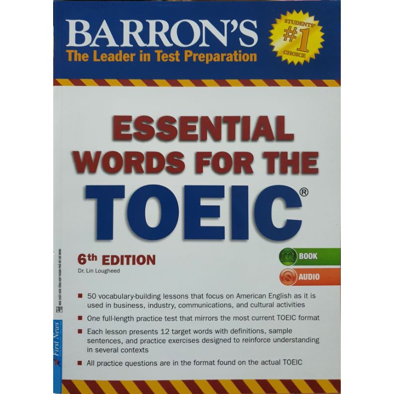 Sách Barron's Essential Words For The Toeic