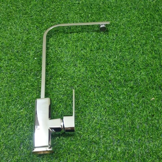 [GIÁ XƯỞNG]Vòi rửa bát nóng lạnh vuông bóng cao cấp 01 tặng đôi dây cấp inox  chân vòi.