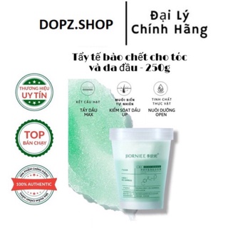 Tẩy da chết da đầu JIORNIEE kiểm soát dầu nhờn giảm bết tóc kèm lược massage