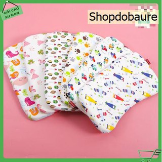 Gối cao su non chống méo đầu cho bé sơ sinh kuku
