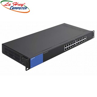 [Mã 155ELSALE giảm 7% đơn 300K] Bộ Chia Mạng Linksys LGS124 24 Cổng