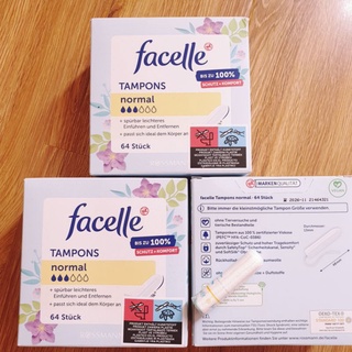 Băng vệ sinh Tampon Facelle loại 3 giọt, 64 cái hàng Đức
