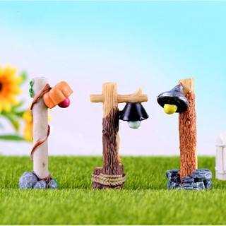 Mô hình cột đèn đường phong cách truyện thần tiên trang trí tiểu cảnh, DIY