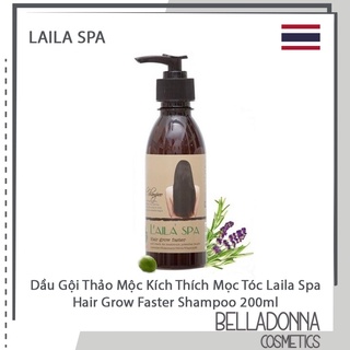 Dầu Gội Thảo Mộc Kích Thích Mọc Tóc Laila Spa Hair Grow Faster Shampoo 200ml