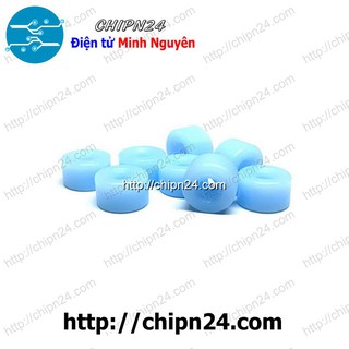 [10 CÁI] Vòng nhựa chặn mũi khoan CNC V2 Xanh Dương Nhạt