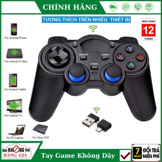 Tay Cầm Chơi Game dành cho PC / Laptop / Điện Thoại / TV Android / TV Box - Không Dây USB Bluetooth 2.4G - BH 1 năm