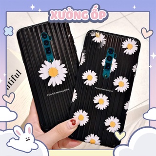 < IPHONE > Ốp Vân vali đen B9 Hoa cúc cho iphone