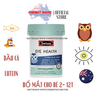 [Hàng chuẩn Úc] Viên uống bổ mắt cho trẻ em Swisse Kids Eye Health 30 viên