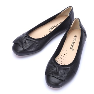 HỒNG THẠNH - Giày Da Bệt Nơ Da Xinh Xắn - 4283