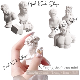 Tượng thạch cao mini - tượng La Mã - phụ kiện chụp ảnh nail