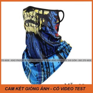 Khẩu trang vải đa năng tam giác trùm đầu chống bụi - Khăn đa năng tam giác che mặt đi phượt - Shipper