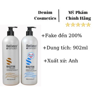 Dầu gội Biotin Bellexs Kích Thích Mọc Tóc- Làm Mượt Tóc Hư Tổn -Dung Tích 902ml