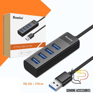 Bộ chia 4 cổng USB 3.0 BAMBA B3 - Hub 4 port USB 3.0 BAMBA B3