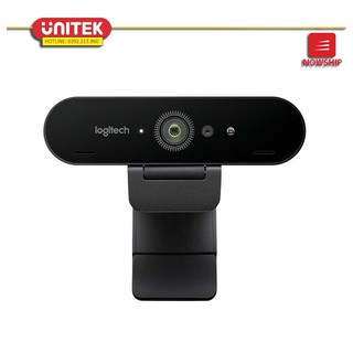 Webcam Học trực tuyến, Live Stream Học Online Cho Máy Tính, Laptop Logitech C1000e BRIO 4K Ultra HD - Hàng Chính Hãng