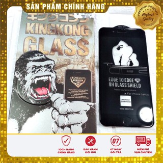 Miếng dán kính Cường Lực King Kong Full Màn HẠN CHẾ VÂN TAY iPHONE 6 6s 7 8 SE PLUS / X XR XS / 11 12 / MINI PRO / MAX +