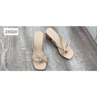 BEESHOES - GUỐC XỎ NGÓN DA MỀM MŨI VUÔNG - GUỐC NỮ ĐẾ TRỤ CAO 3CM CÓ SẴN MÀU ĐEN - TRẮNG - KEM 210510