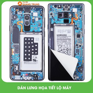 Dán skin lưng lộ máy samsung galaxy s7,s7edge,s8,s8plus,s9,s9plus,note8,note9 vô cùng độc đáo