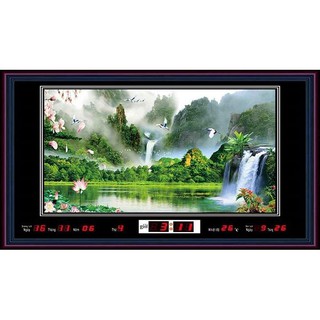 Lịch vạn niên - Tranh đèn - Đồng hồ 1082