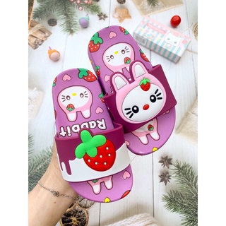 Dép cho bé ( ảnh thật ) Dép Lê quai ngang siêu nhẹ chống trơn trượt cho bé gái từ 3 đến 12 tuổi
