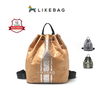 Balo thời trang nam nữ LIKEBAG chất Dupont cao cấp phối dây rút năng động 175022263 - LIBAGI