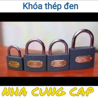 (GIÁ HỦY DIỆT) Ổ KHÓA THÉP ĐEN