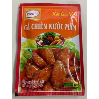 Sốt gia vị gà chiên nước mắm thơm ngon đậm đà gói 80g