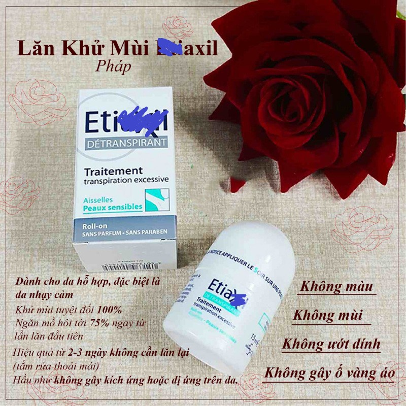 Lăn khử mùi Eti Pháp 15ml