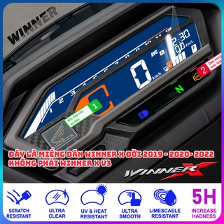 Winner X [ Honda RS-X ] Miếng dán PPF bảo vệ mặt đồng hồ xe Winner X chống trầy xước