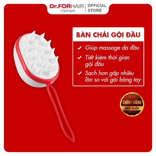 Lược Gội Đầu Bằng Silicon Mát Xa Da Đầu Giảm Rụng Kích Thích Mọc Tóc Dr.ForHair Cleansing Brush