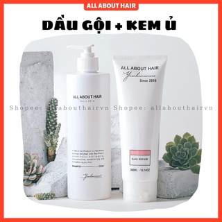 DẦU GỘI + KEM Ủ All About Hair dưỡng tóc chắc khoẻ, mềm mượt, vào nếp tóc. | TẶNG QUÀ