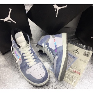 [Freeship+Box Bill] giày 𝒋 1 𝒉𝒚𝒑𝒆𝒓 𝒓𝒐𝒚𝒂𝒍 cao cấp xanh nỉ cao cổ mới HS